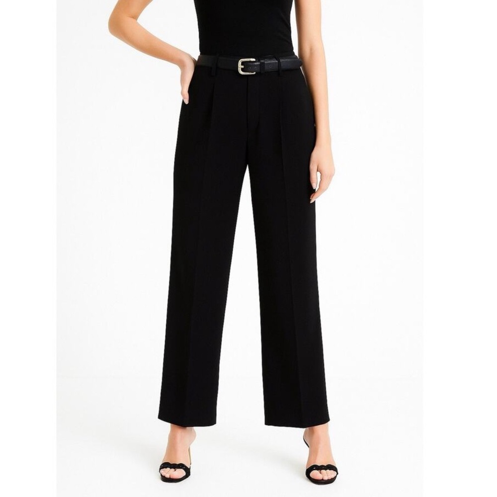 J. Crew Wide-Leg Essential Crepe Pants